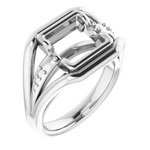 Bezel-Set Accented Ring