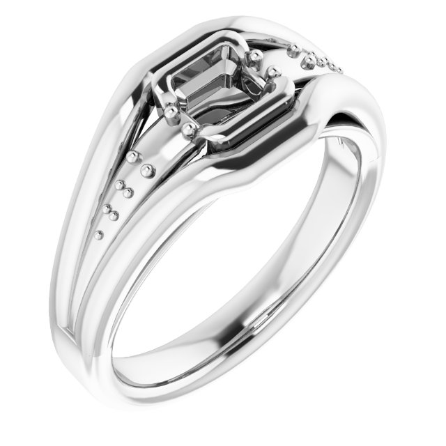 Bezel-Set Accented Ring