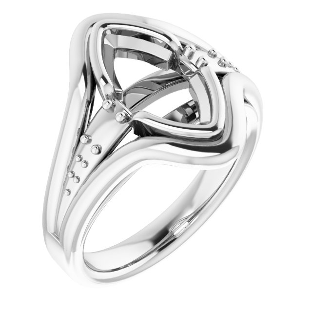 Bezel-Set Accented Ring
