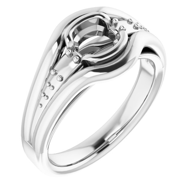 Bezel-Set Accented Ring
