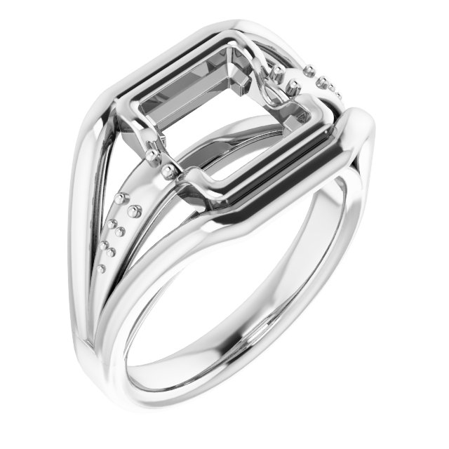 Bezel-Set Accented Ring