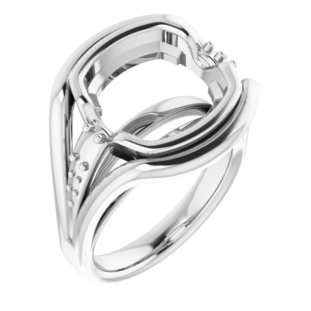 Bezel-Set Accented Ring