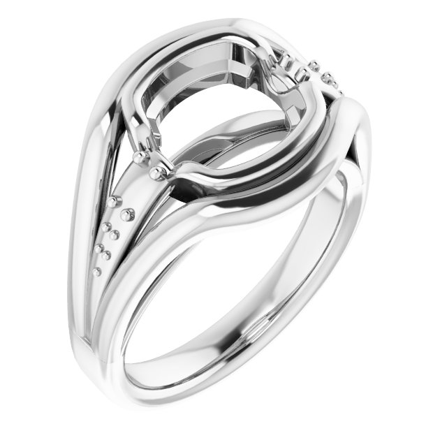 Bezel-Set Accented Ring