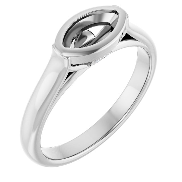 14k White Gold