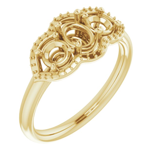 14k Yellow Gold