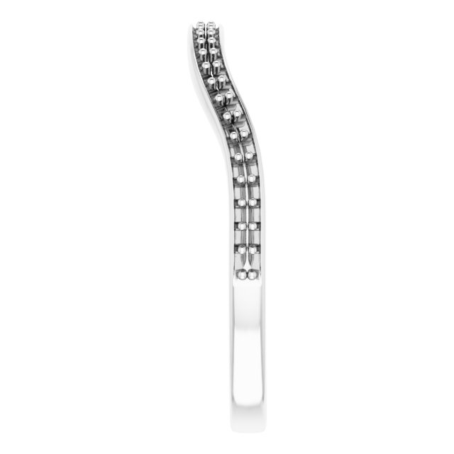 9x4.5 mm Marquise Wedding Band Mounting view 4
