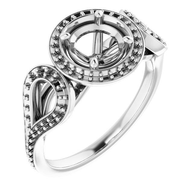 Halo-Style Engagement Ring