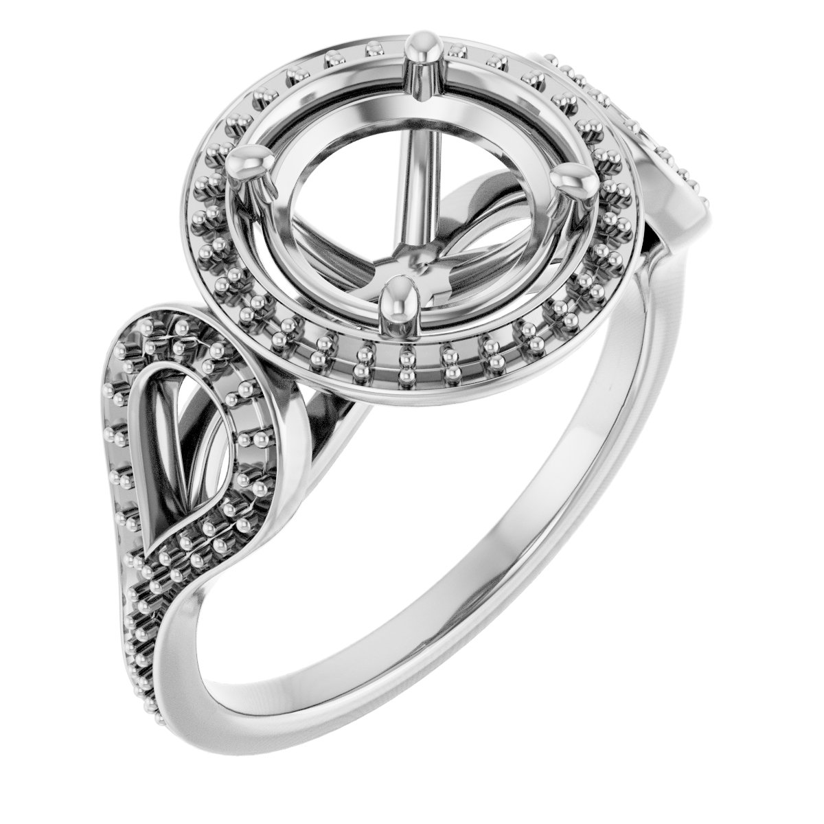 Halo-Style Engagement Ring
