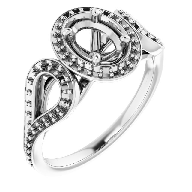 Halo-Style Engagement Ring