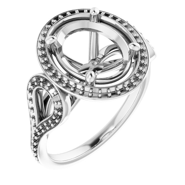 Halo-Style Engagement Ring