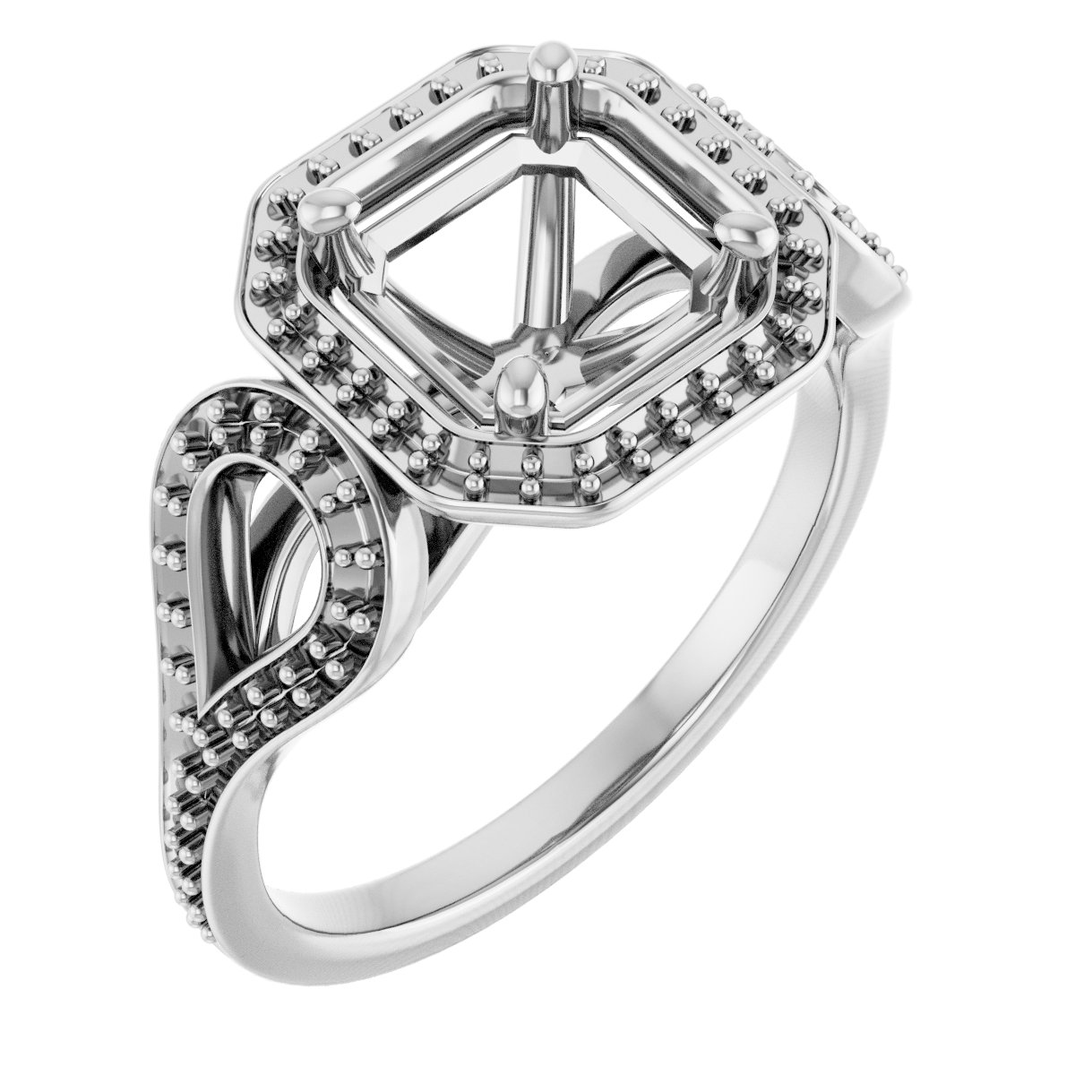 Halo-Style Engagement Ring