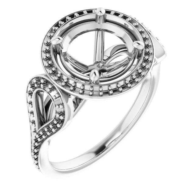 Halo-Style Engagement Ring