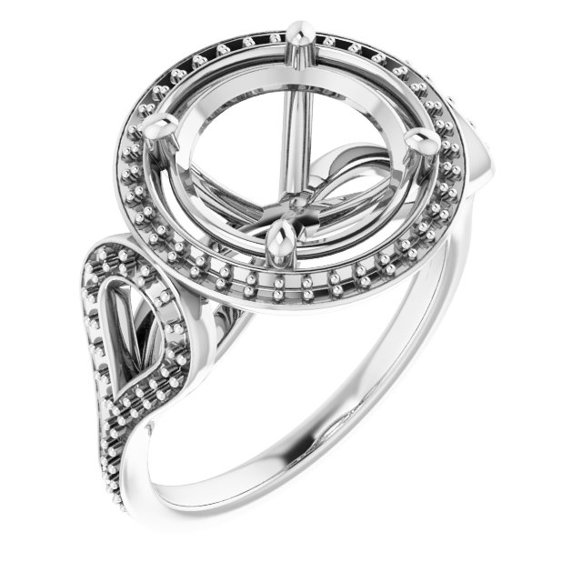 Halo-Style Engagement Ring