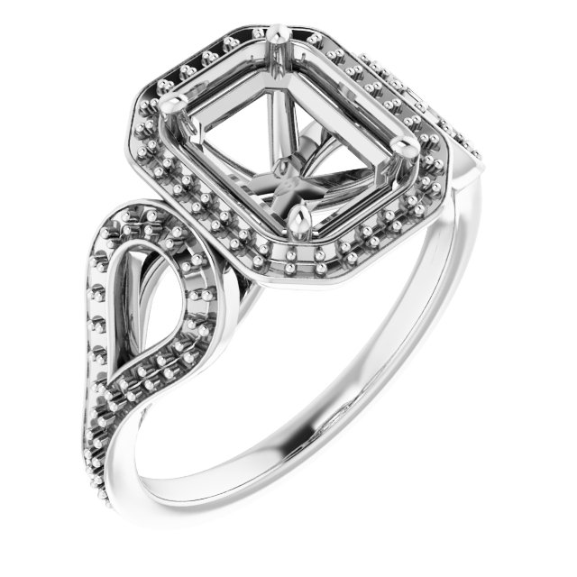 Halo-Style Engagement Ring