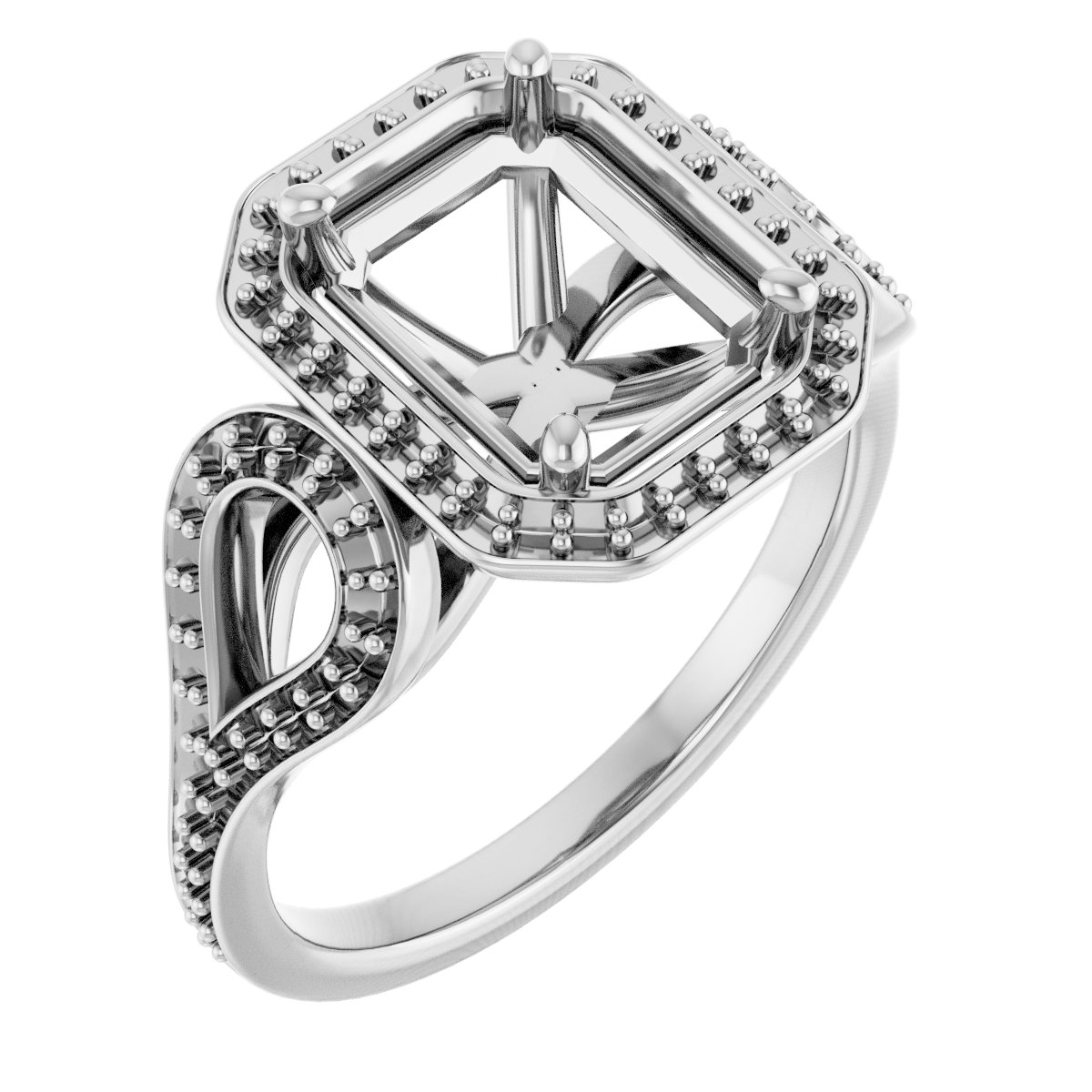 Halo-Style Engagement Ring