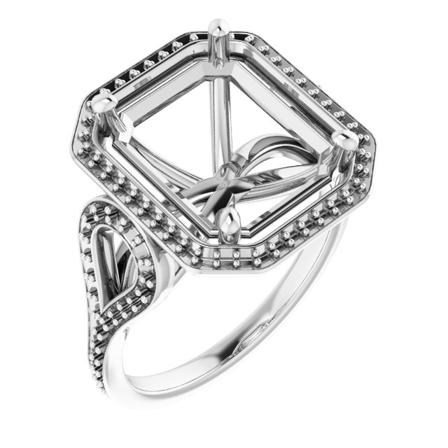 Halo-Style Engagement Ring