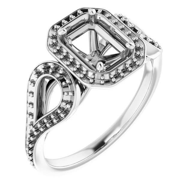 Halo-Style Engagement Ring