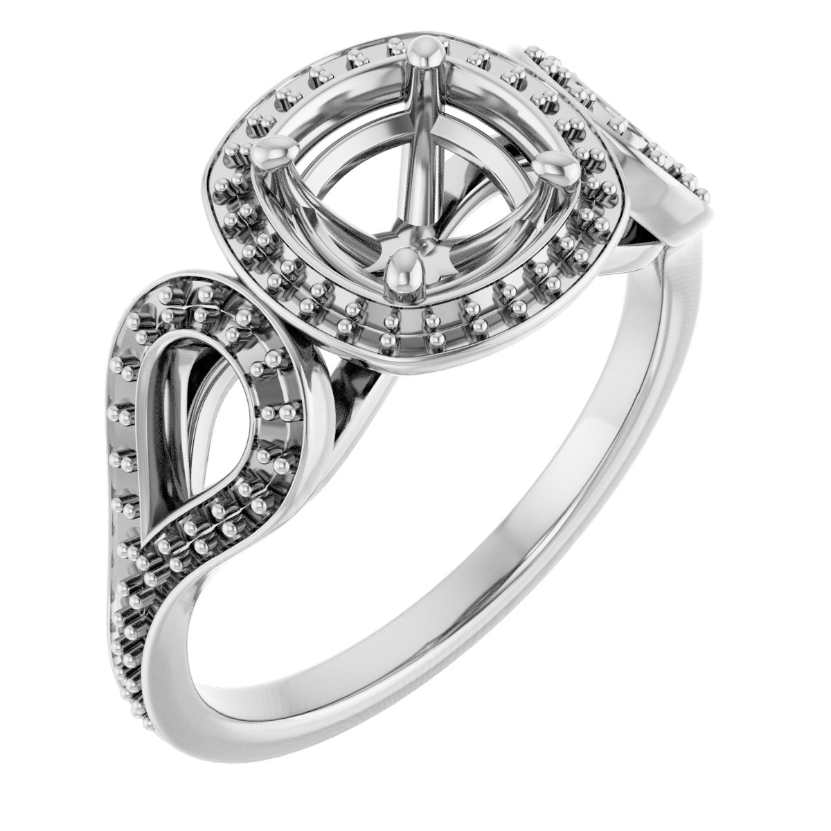 Halo-Style Engagement Ring