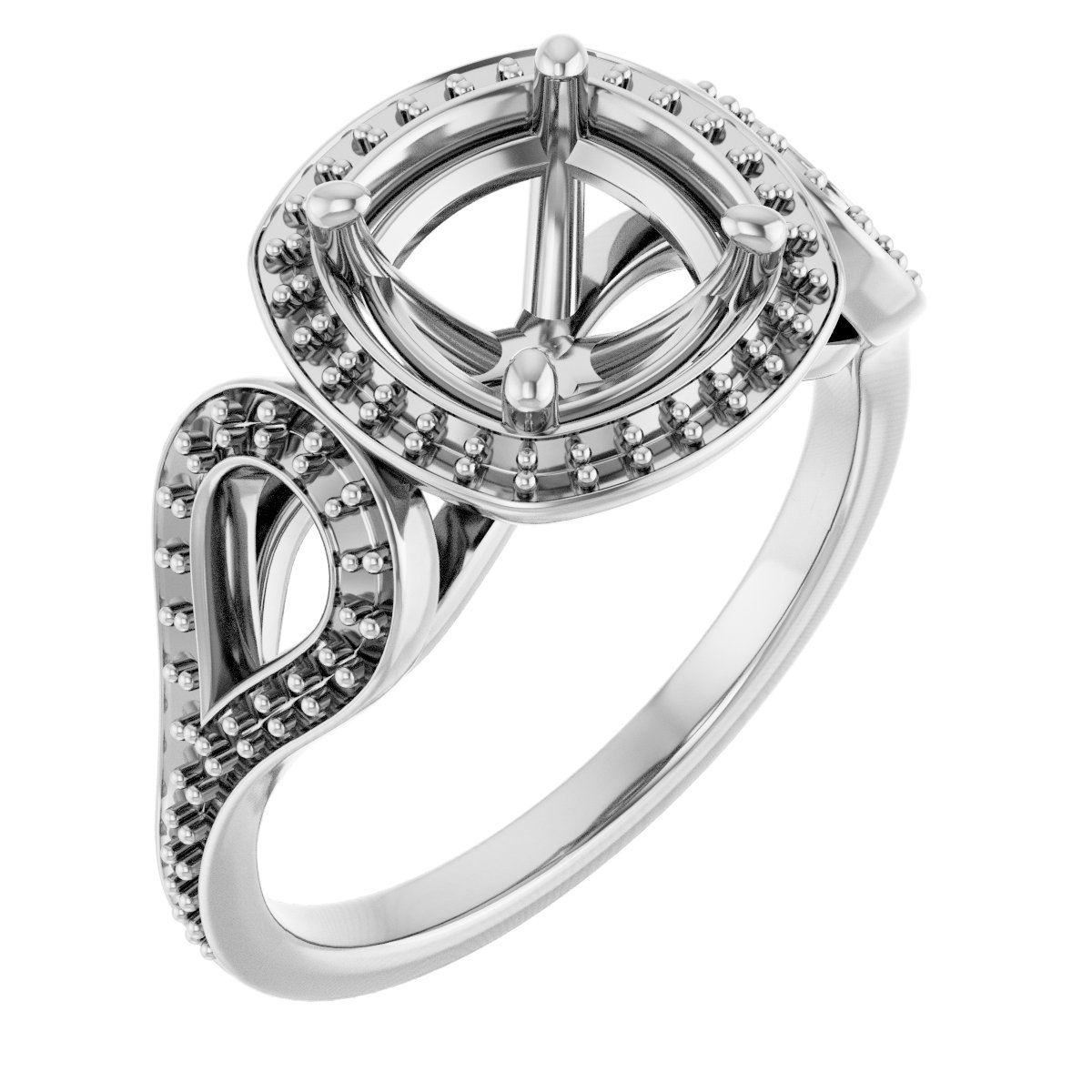 Halo-Style Engagement Ring