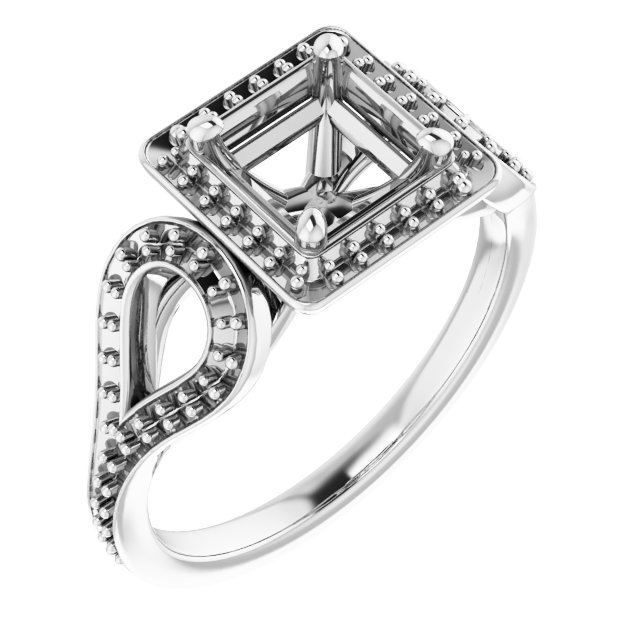 Halo-Style Engagement Ring