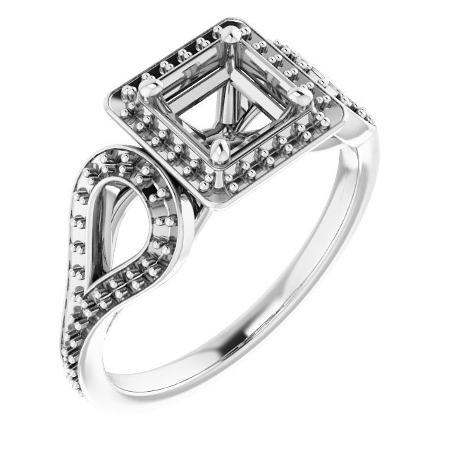 Halo-Style Engagement Ring