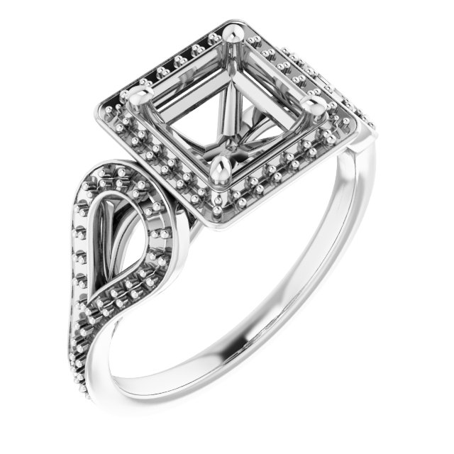Halo-Style Engagement Ring