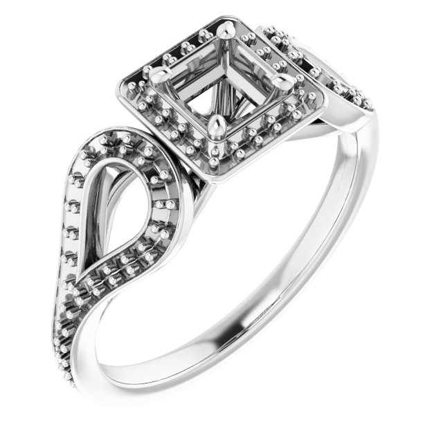 Halo-Style Engagement Ring