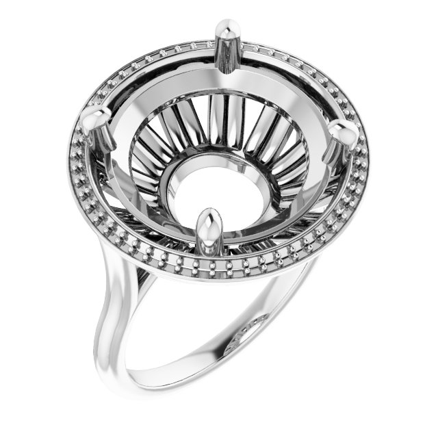 Halo-Style Ring