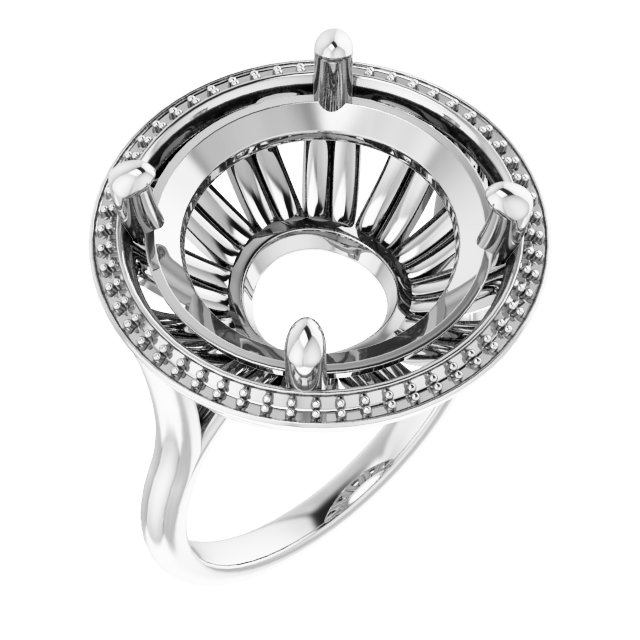 Halo-Style Ring