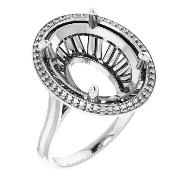 Halo-Style Ring