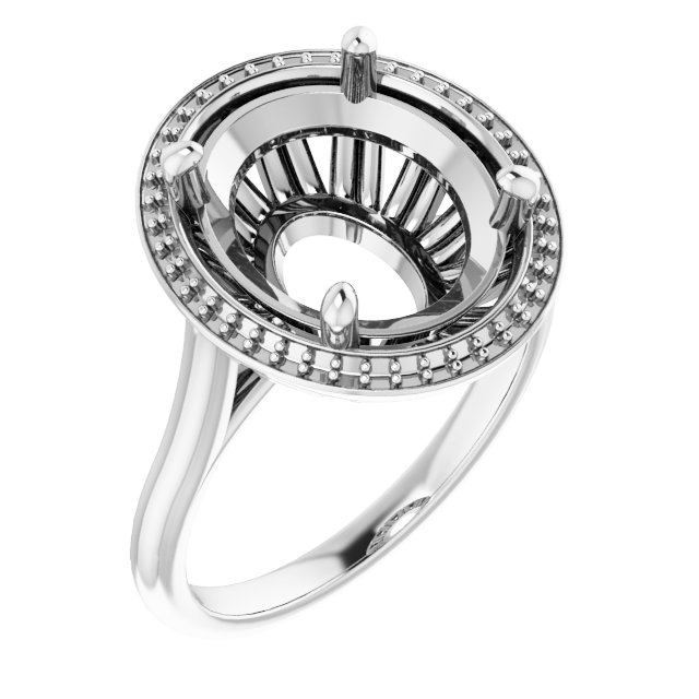 Halo-Style Ring