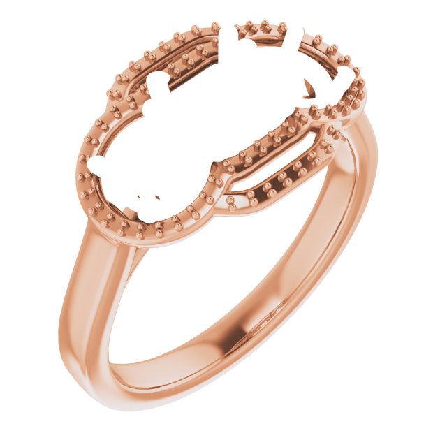 Three-Stone Halo-Style Engagement Ring