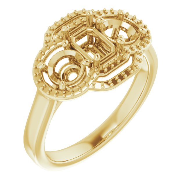 14k Yellow Gold