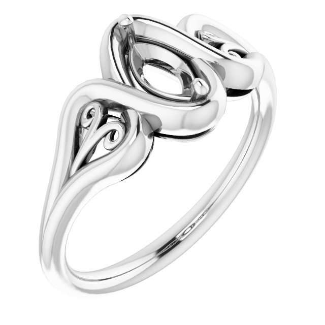 Filigree Solitaire Ring