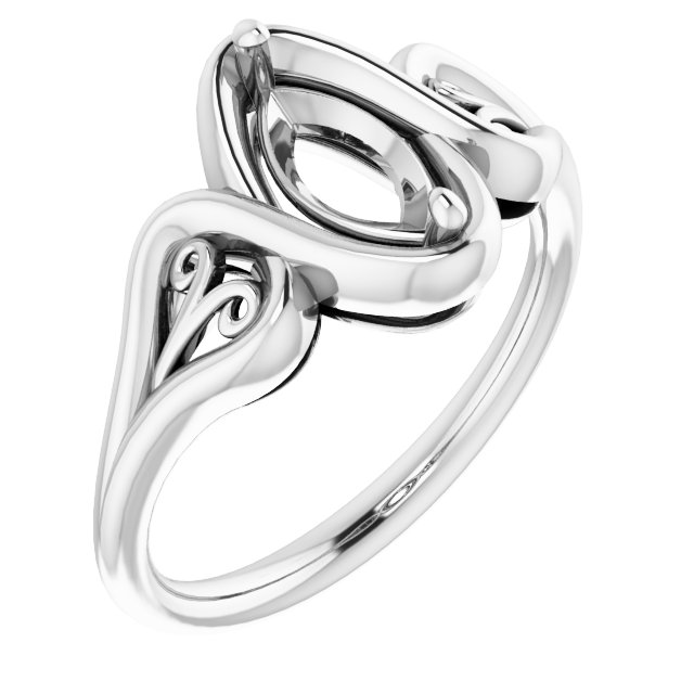 Filigree Solitaire Ring