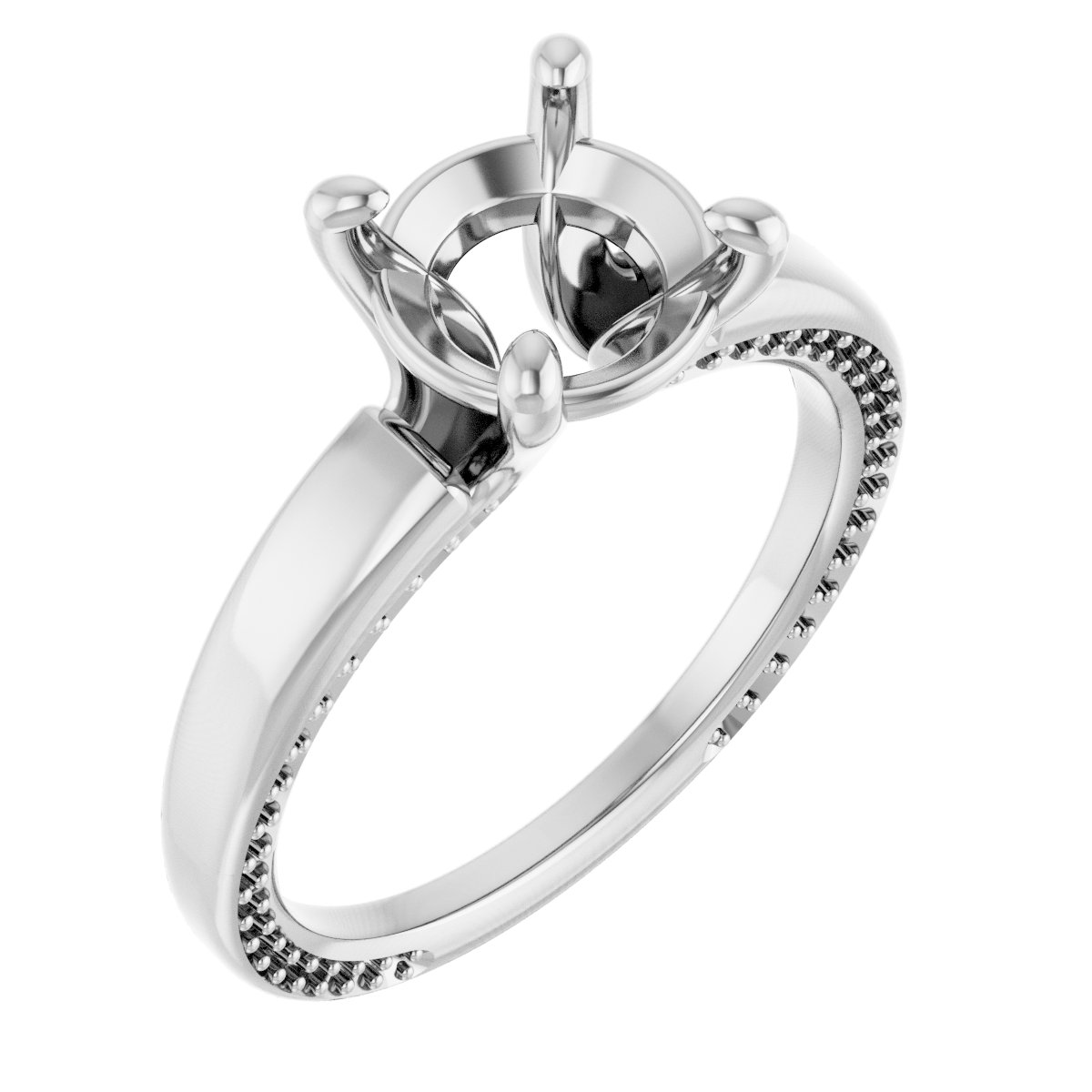 Accented Engagement Ring
