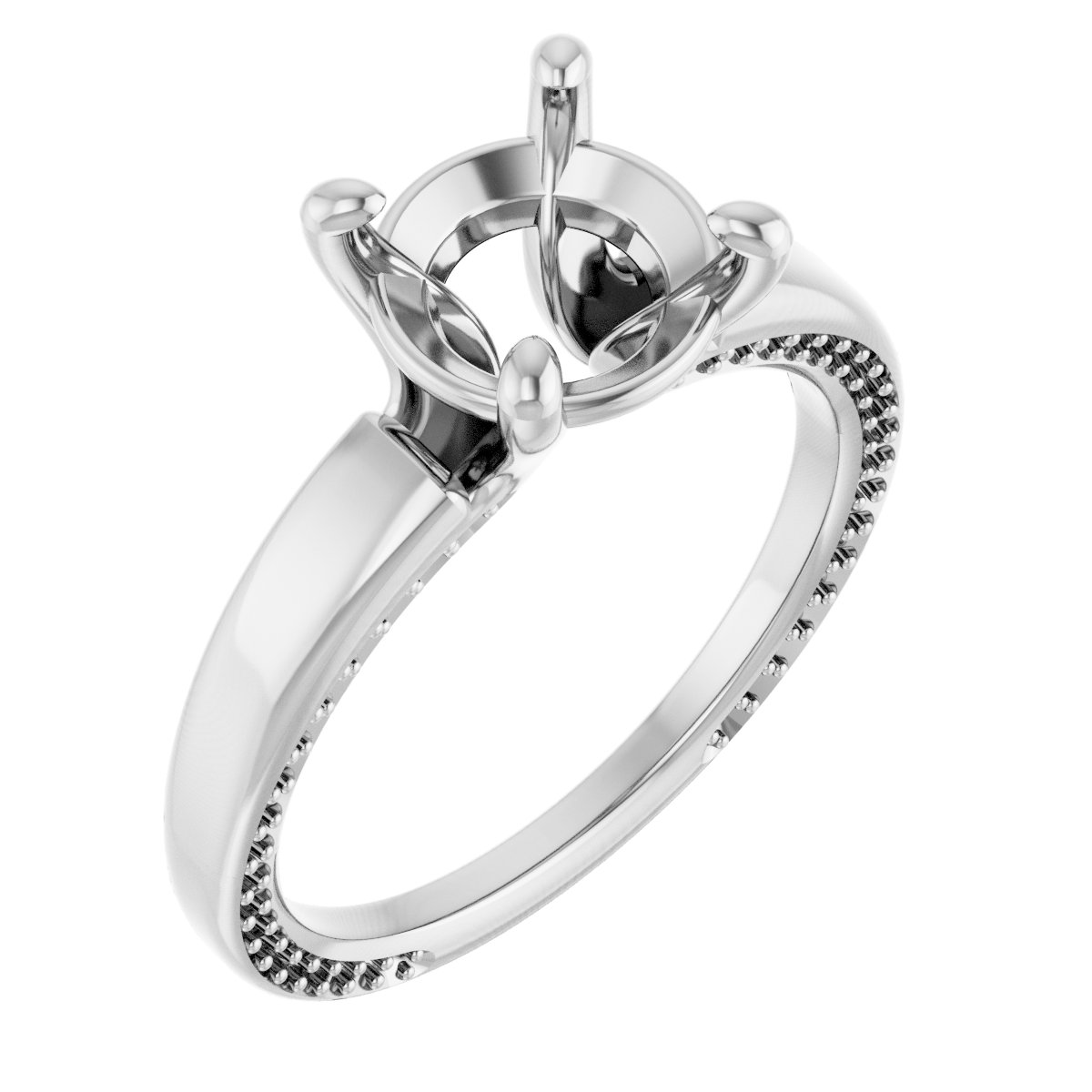 Accented Engagement Ring