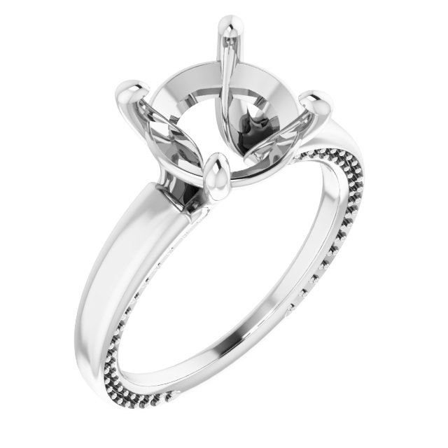 Accented Engagement Ring