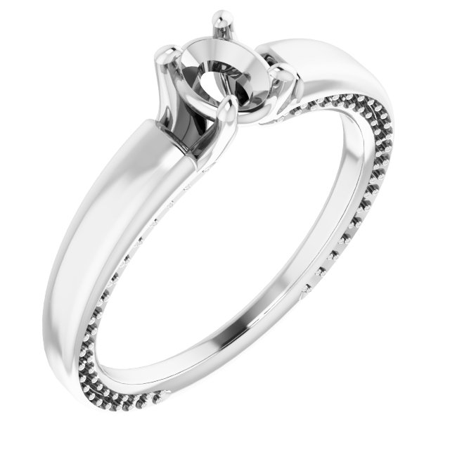 Accented Engagement Ring