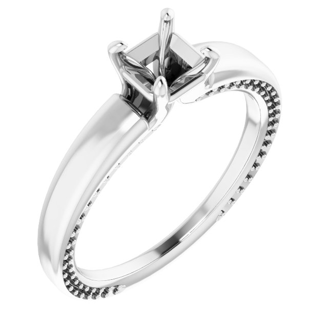 Accented Engagement Ring
