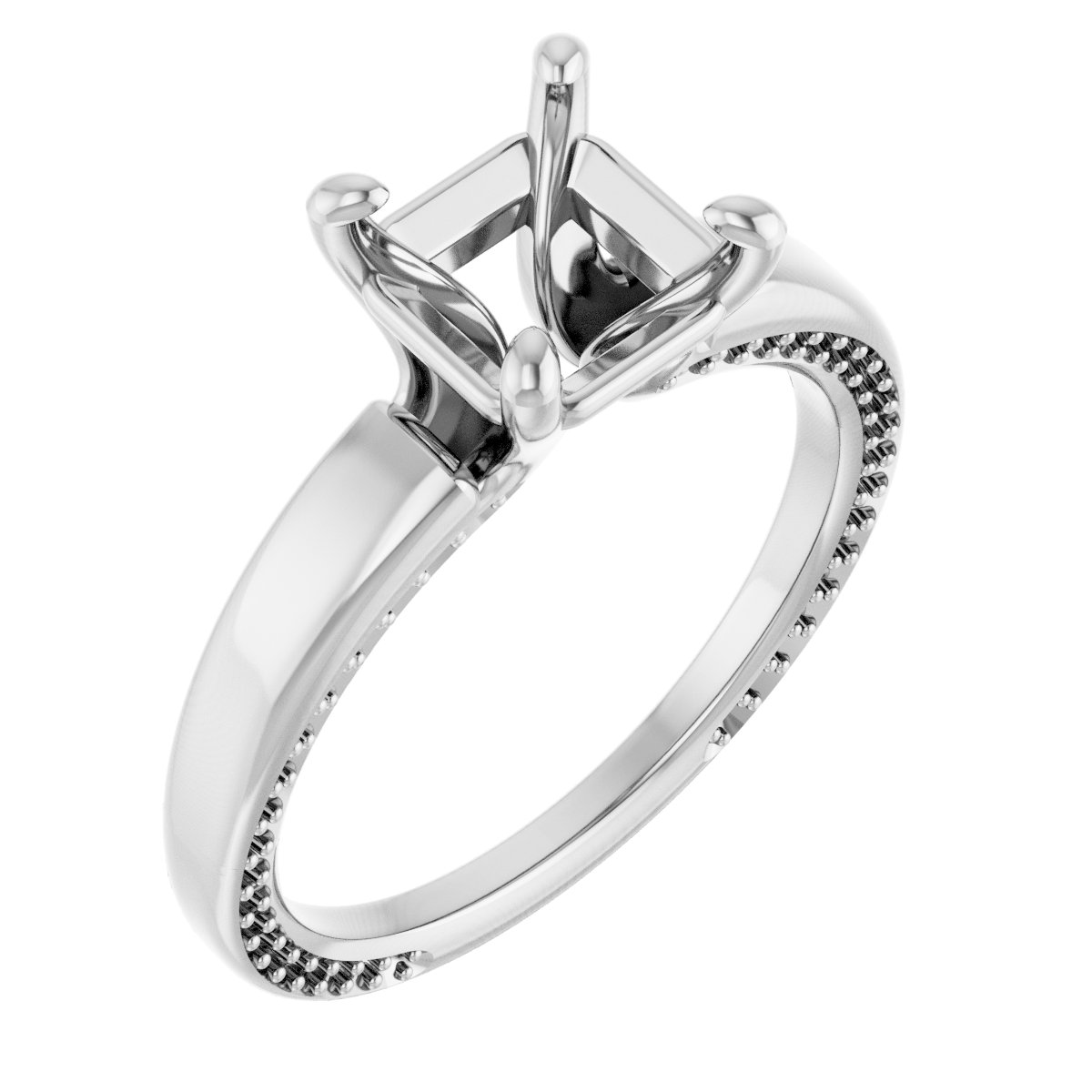 Accented Engagement Ring