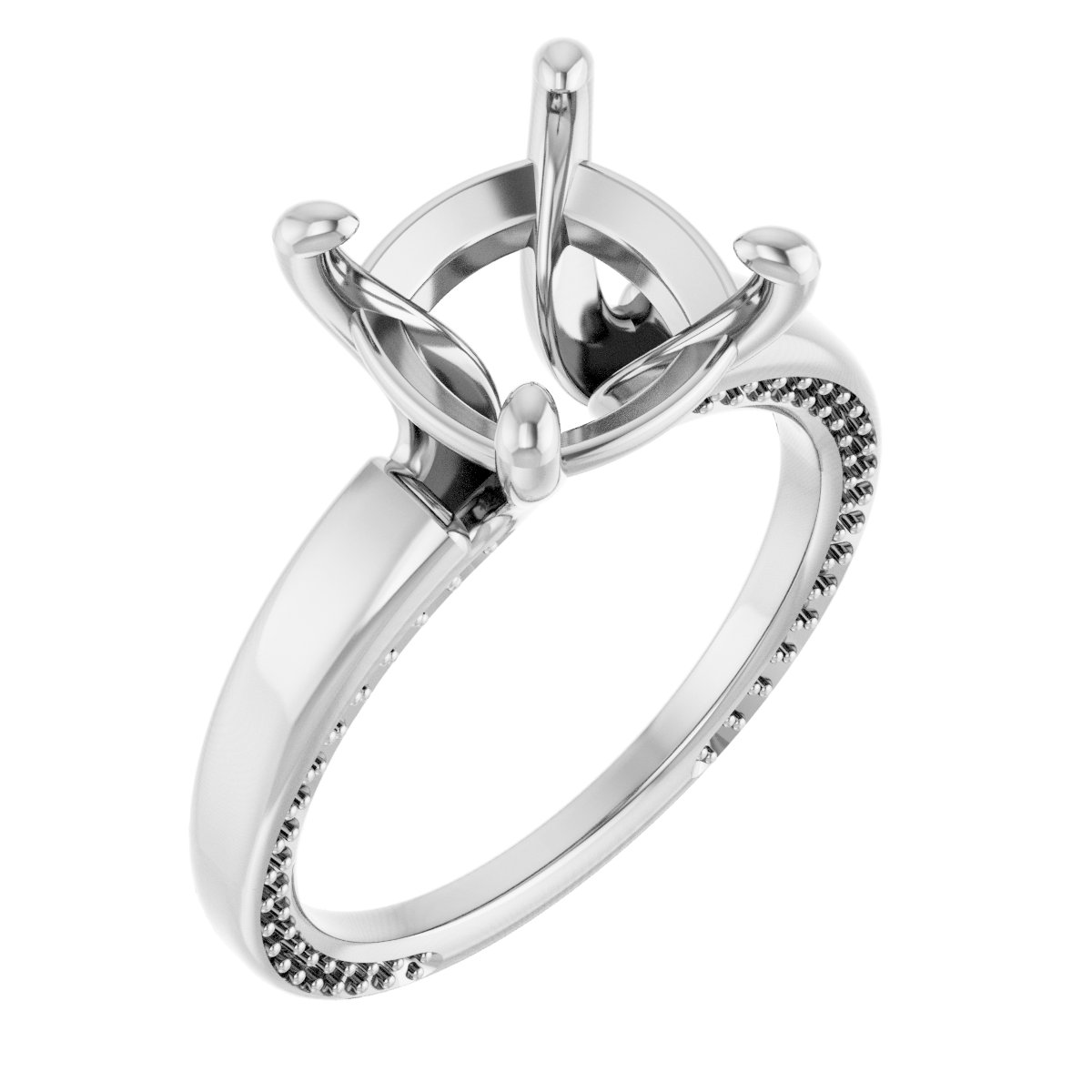 Accented Engagement Ring
