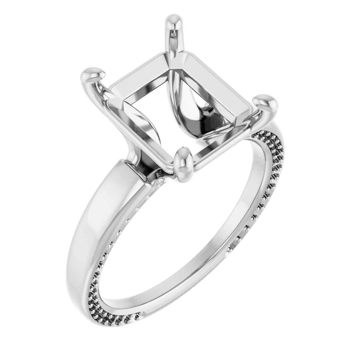 Accented Engagement Ring