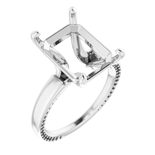 Accented Engagement Ring