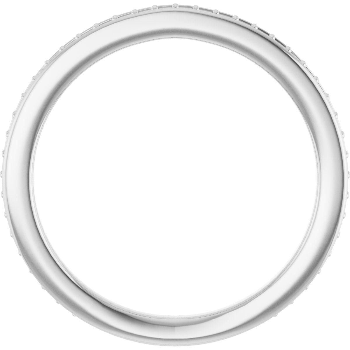 Band Mounting for 4 mm Square Ring view 2