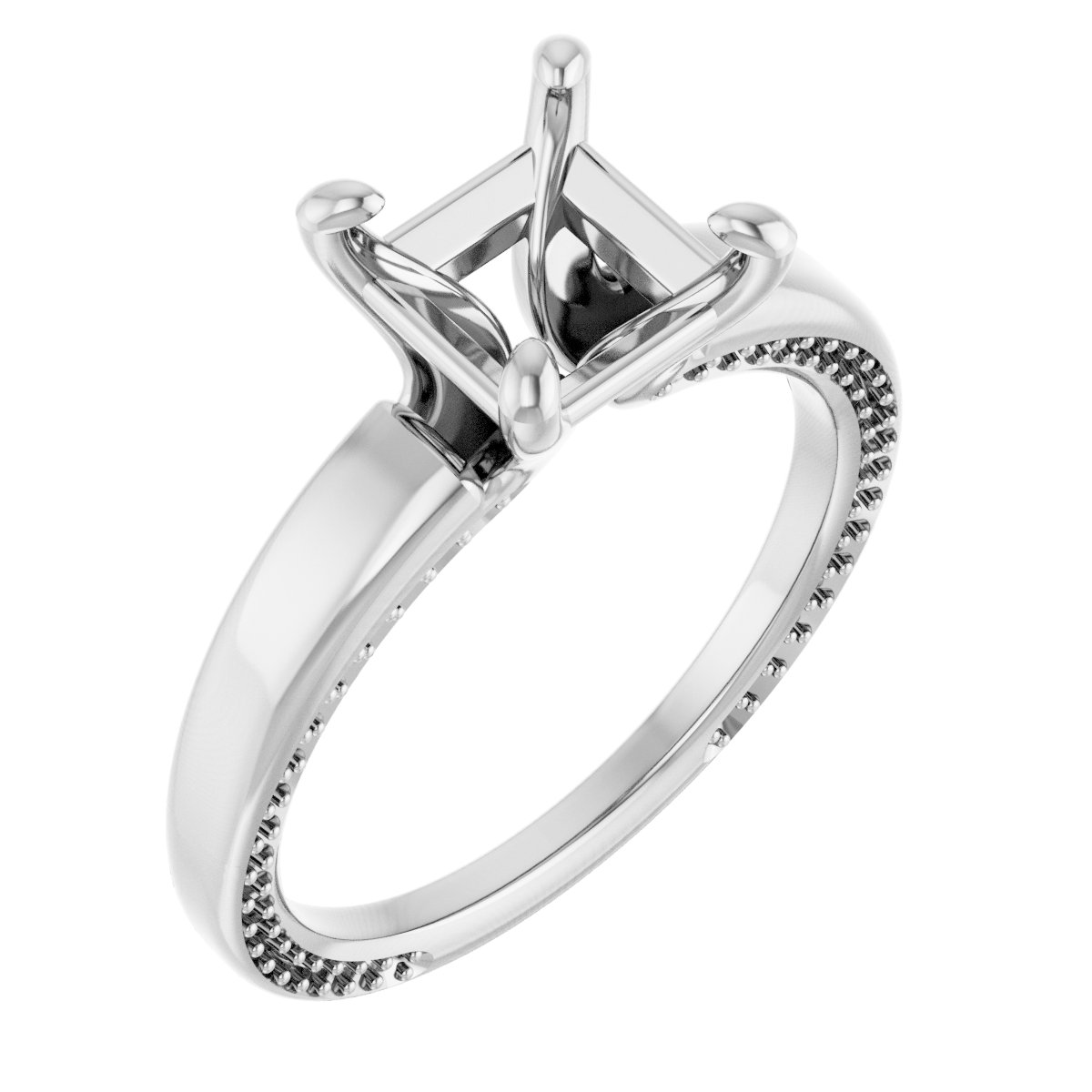 Accented Engagement Ring