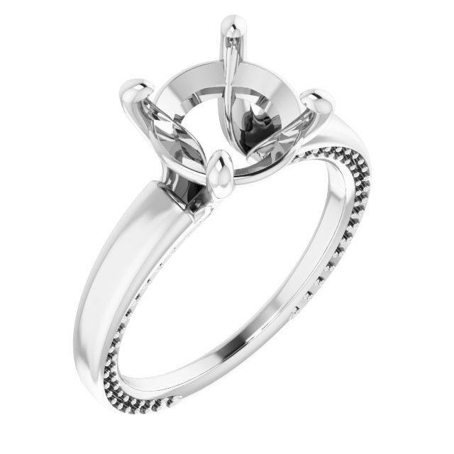 Accented Engagement Ring
