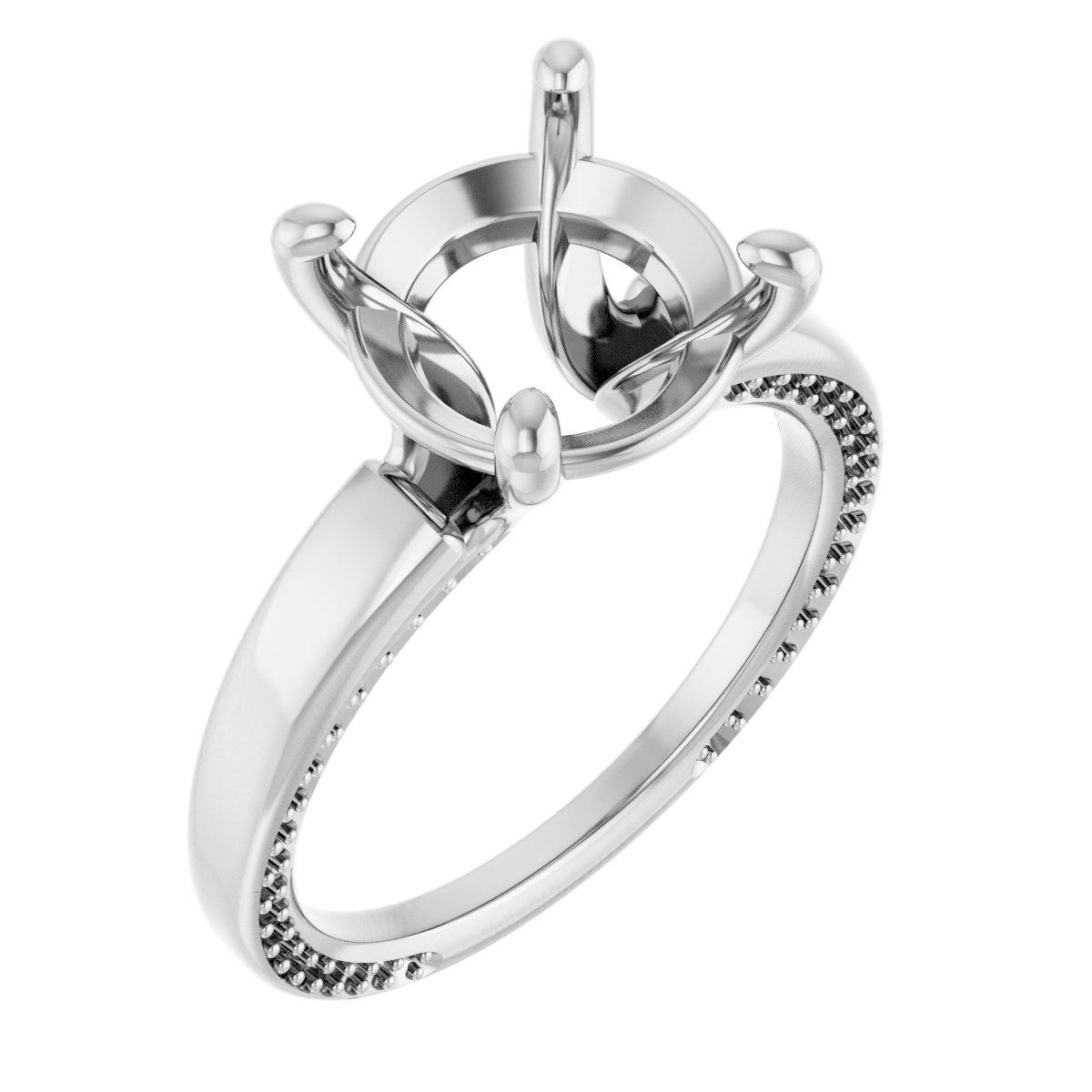 Accented Engagement Ring