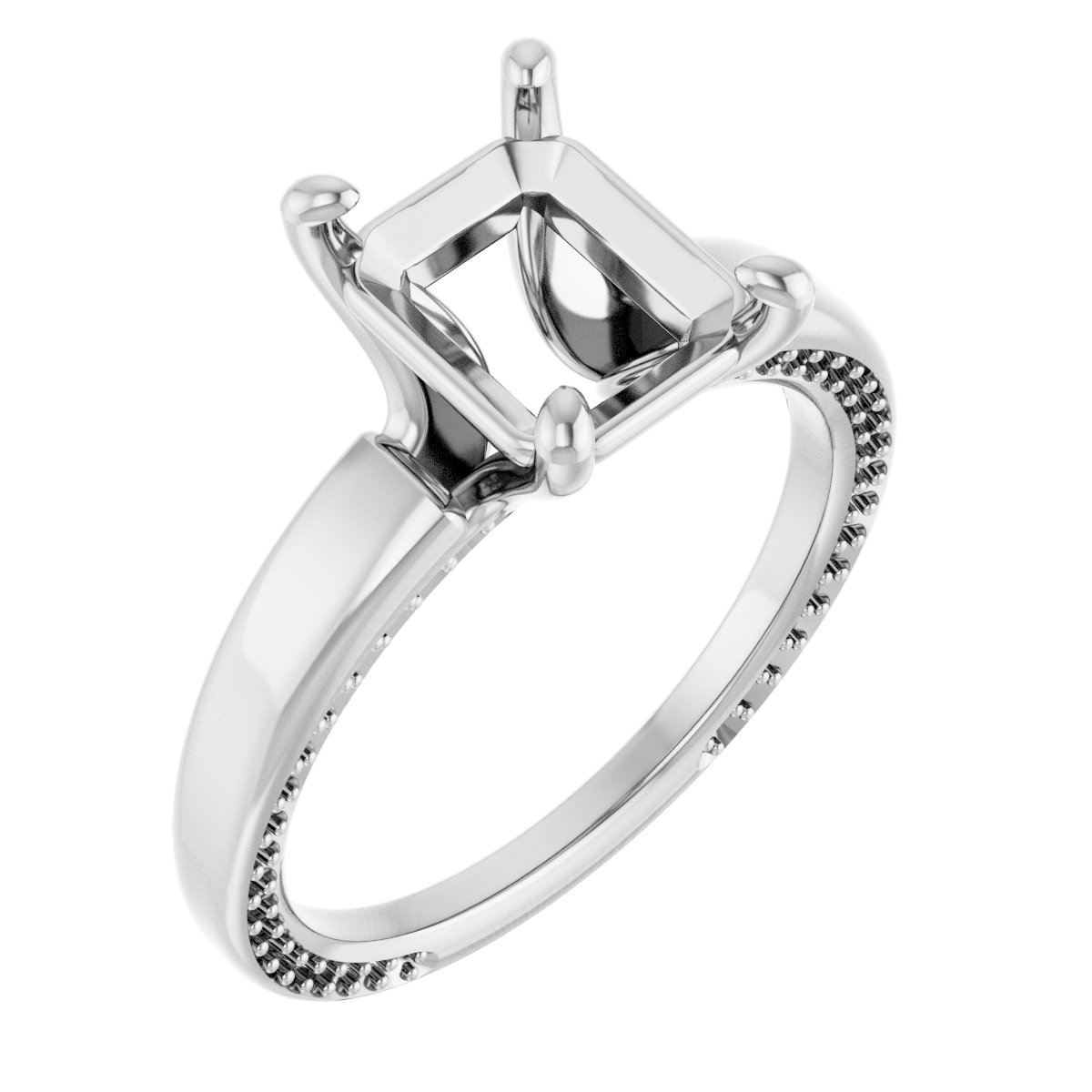 Accented Engagement Ring