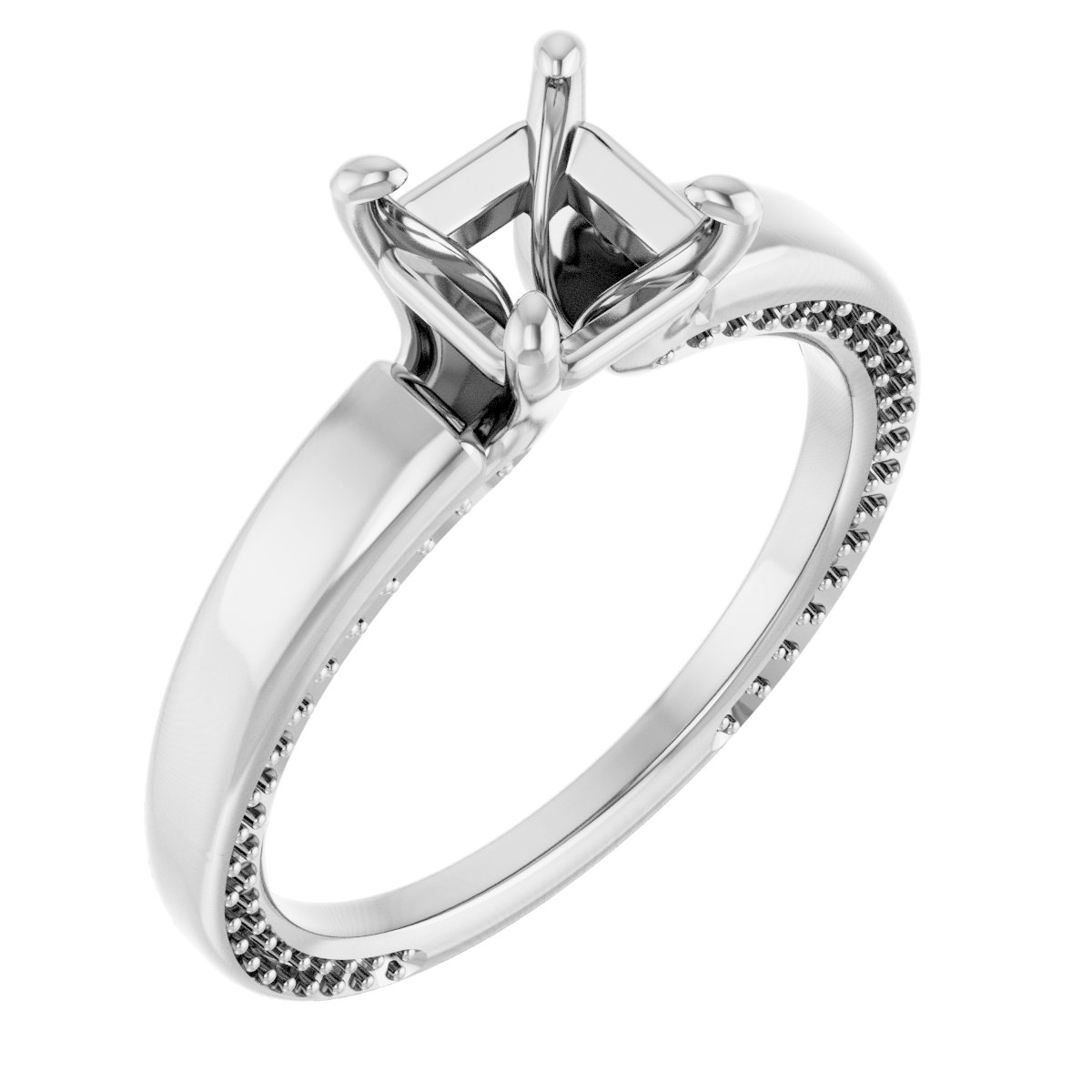 Accented Engagement Ring